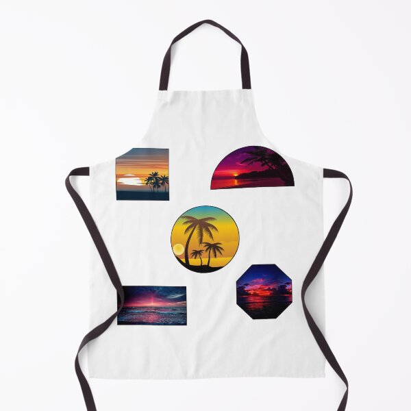 Item preview, BEACH SUNSET SHAPES PACK designed and sold by vazqpete.