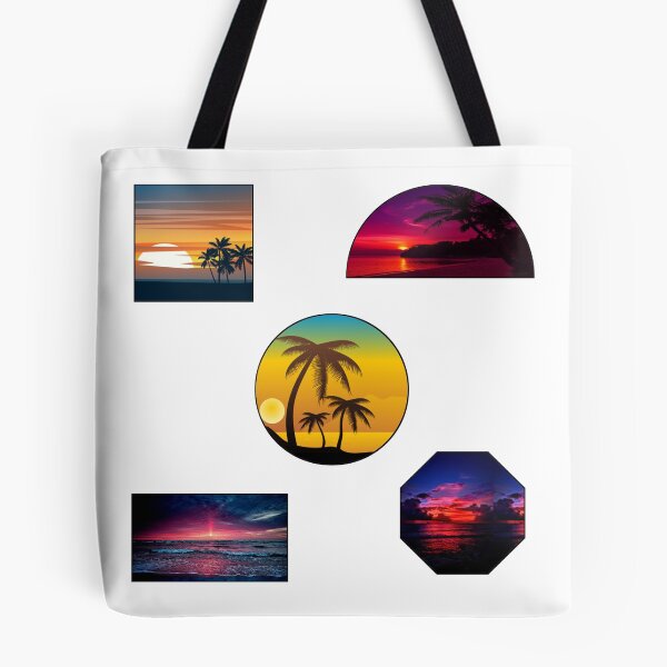 Item preview, BEACH SUNSET SHAPES PACK designed and sold by vazqpete.