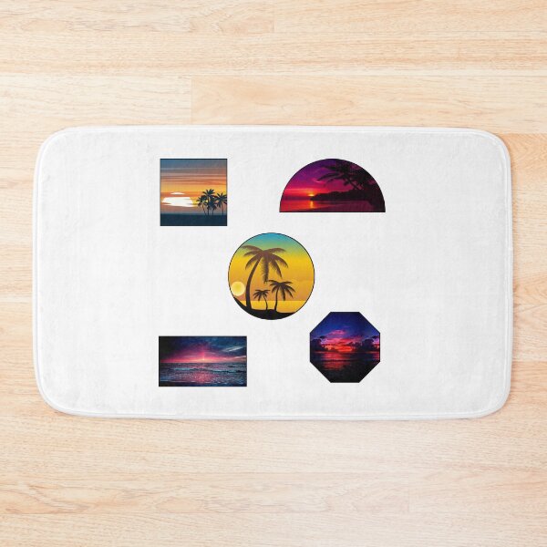 Item preview, BEACH SUNSET SHAPES PACK designed and sold by vazqpete.