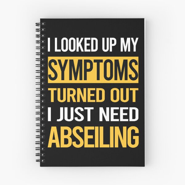Item preview, Funny My Symptoms Abseiling Abseil designed and sold by kerry8d7dlaurie.