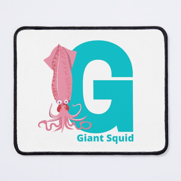 Item preview, G for Giant Squid - Alphabet and Sea Animals designed and sold by CherieTree.