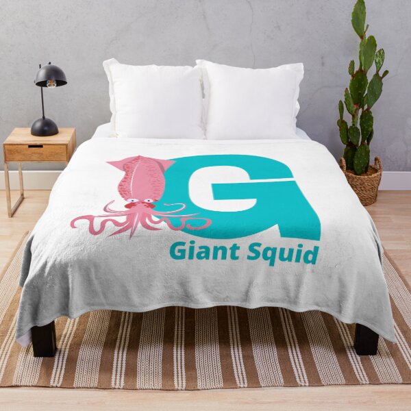 Item preview, G for Giant Squid - Alphabet and Sea Animals designed and sold by CherieTree.