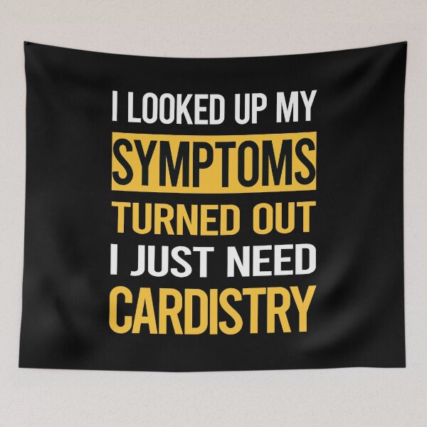 Item preview, Funny My Symptoms Cardistry Cardist designed and sold by kerry8d7dlaurie.