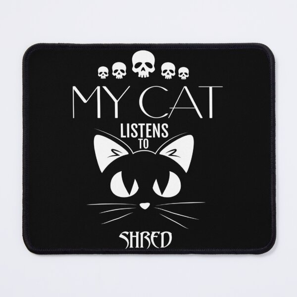 Item preview, My Cat Listens To Shred Tee Sticker designed and sold by cherlynd2k.