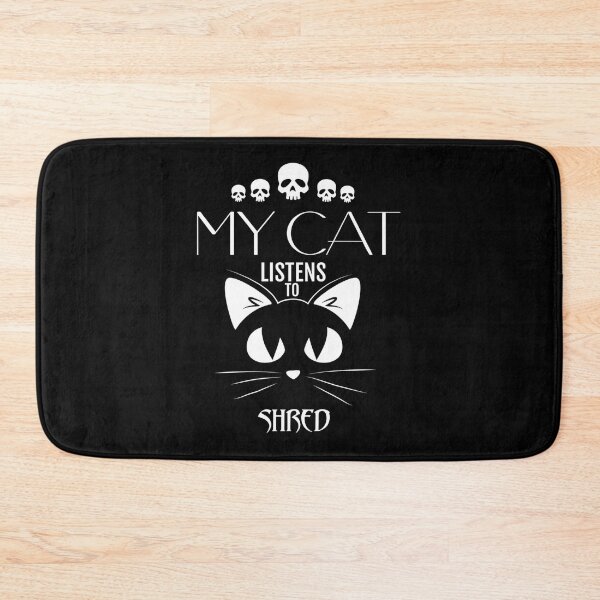 Item preview, My Cat Listens To Shred Tee Sticker designed and sold by cherlynd2k.