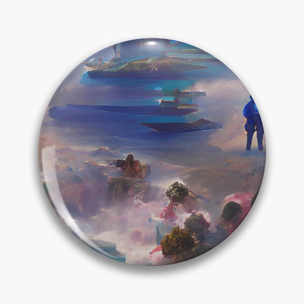 Item preview, Abstract Blue Ocean City designed and sold by Visual-Fantasy.