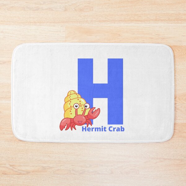 Item preview, H for Hermit Crab - Alphabet and Sea Animals designed and sold by CherieTree.
