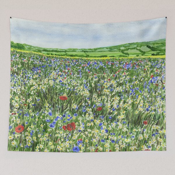 Item preview, Flower Field for Nesting designed and sold by LymphomaLass.