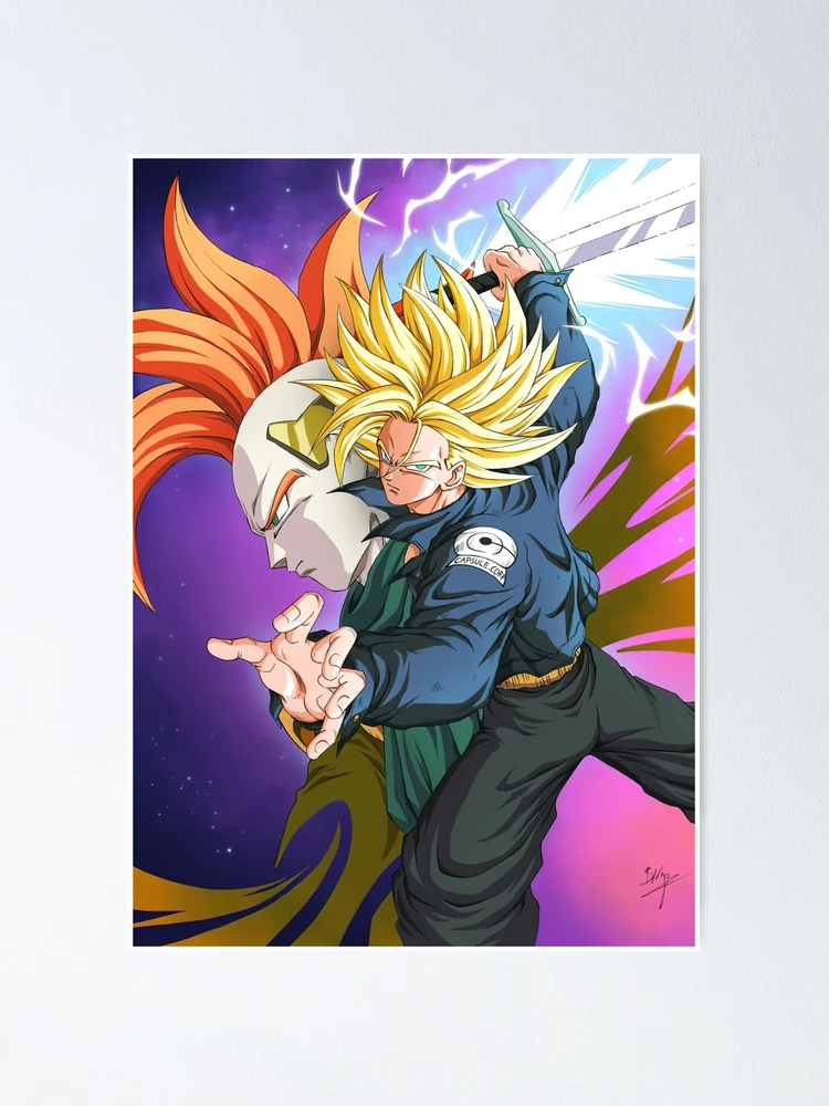 Dragon Ball Z Poster Goku SSJ 3 W/Background 12inches x 18inches Free  Shipping