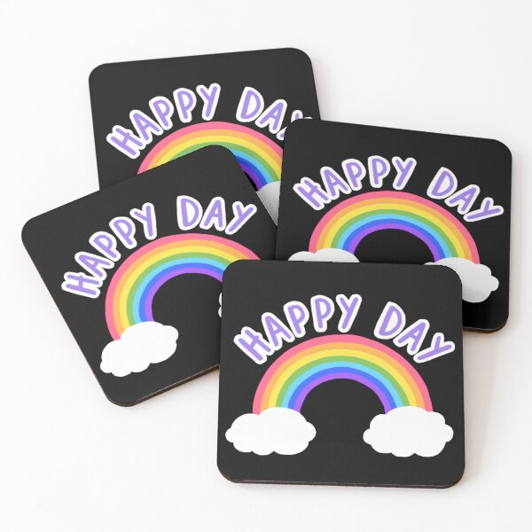Item preview, Happy Day - positive quotes designed and sold by Reets_Redbubble.