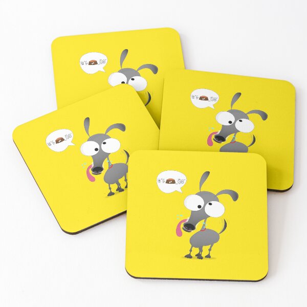Item preview, diseño divertido de la hora de la comida para perros, hora de la comida para perros lindo amante de los perros designed and sold by NEBULAmonopro.