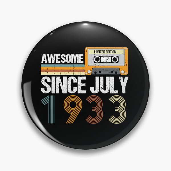 Item preview, Awesome Since July 1933 | 89th birthday | vintage July 1933 designed and sold by AMINE  ★★★★★.