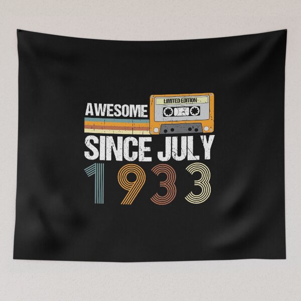 Item preview, Awesome Since July 1933 | 89th birthday | vintage July 1933 designed and sold by AMINE  ★★★★★.