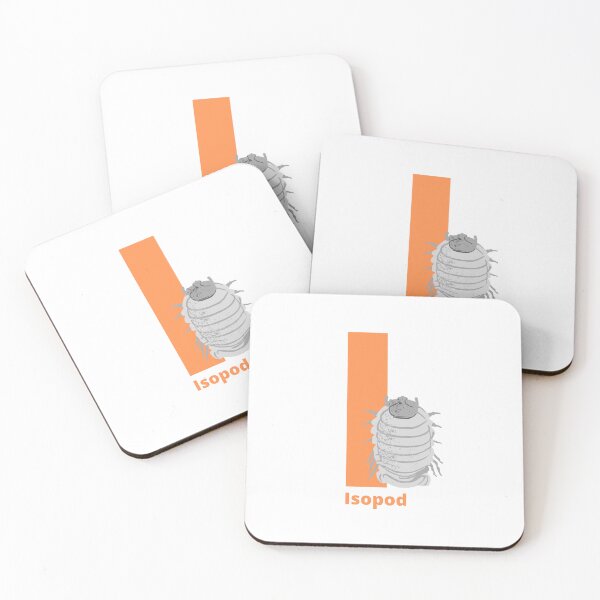 Item preview, I for Isopod - Alphabet and Sea Animals designed and sold by CherieTree.