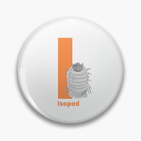 Item preview, I for Isopod - Alphabet and Sea Animals designed and sold by CherieTree.
