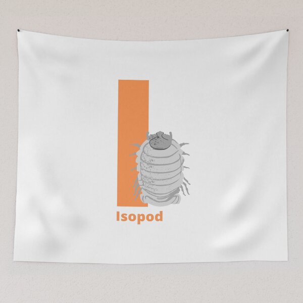 Item preview, I for Isopod - Alphabet and Sea Animals designed and sold by CherieTree.