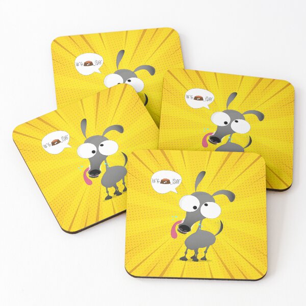 Item preview, diseño divertido de la hora de la comida para perros, hora de la comida para perros lindo amante de los perros designed and sold by NEBULAmonopro.