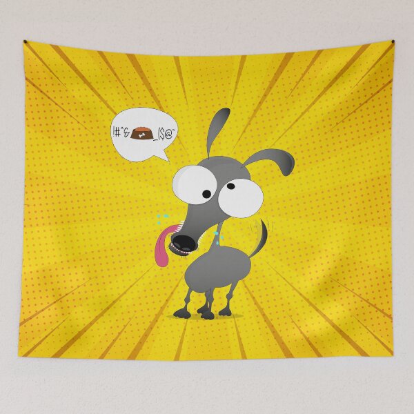 Item preview, diseño divertido de la hora de la comida para perros, hora de la comida para perros lindo amante de los perros designed and sold by NEBULAmonopro.