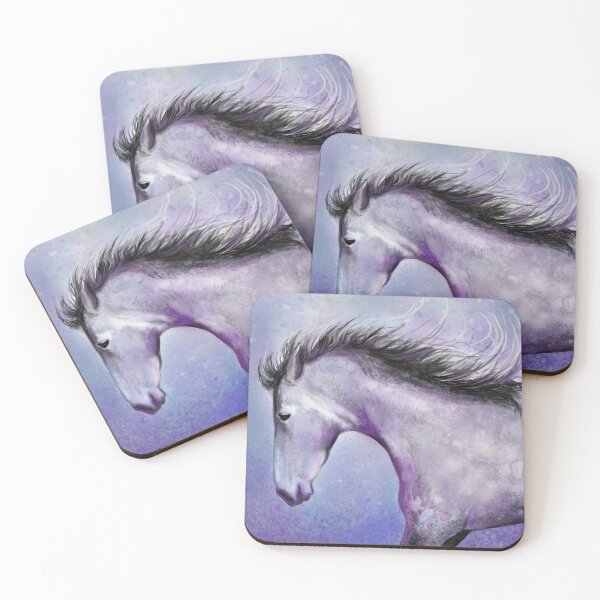 Item preview, beautiful, purple, running horse  designed and sold by Arctia.