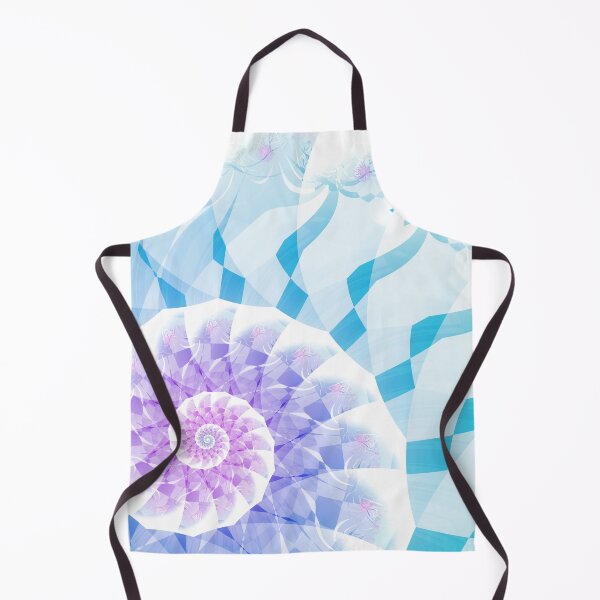 Item preview, Modern Fractal Spiral in Blue, Purple & Pink designed and sold by Kelly Dietrich Mandala & Fractal Art.