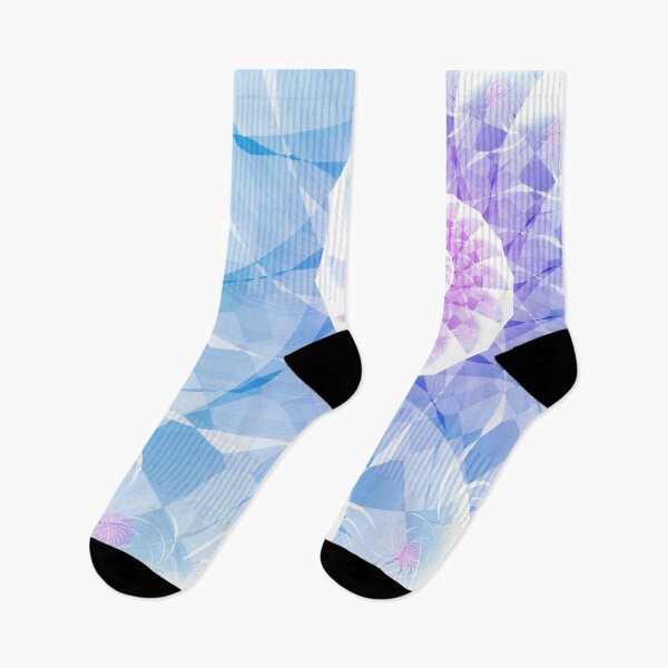 Item preview, Modern Fractal Spiral in Blue, Purple & Pink designed and sold by Kelly Dietrich Mandala & Fractal Art.
