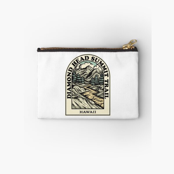 Item preview, diamond head summit trail Hawaii hiking backpacking trail designed and sold by HalpinDesign.
