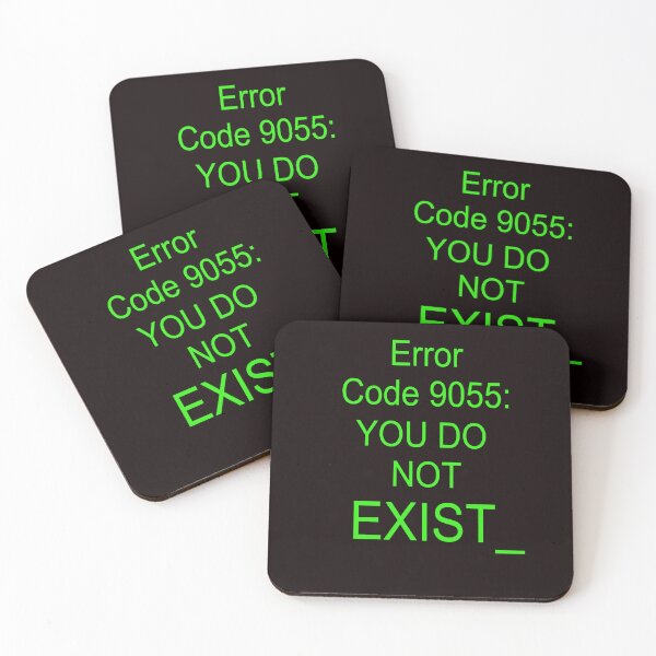 Item preview, Error Code 9055: You Do Not Exist v2 designed and sold by McThingummy.