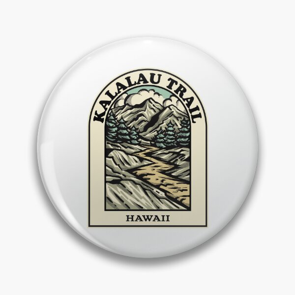 Item preview, kalalau trail Hawaii hiking backpacking trail designed and sold by HalpinDesign.