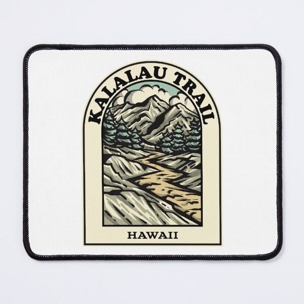 Item preview, kalalau trail Hawaii hiking backpacking trail designed and sold by HalpinDesign.