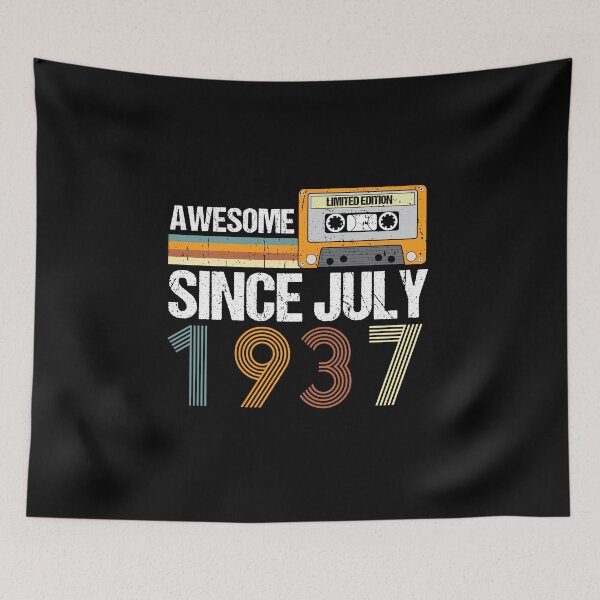 Item preview, Awesome Since July 1937 | 85th birthday | vintage July 1937 designed and sold by AMINE  ★★★★★.