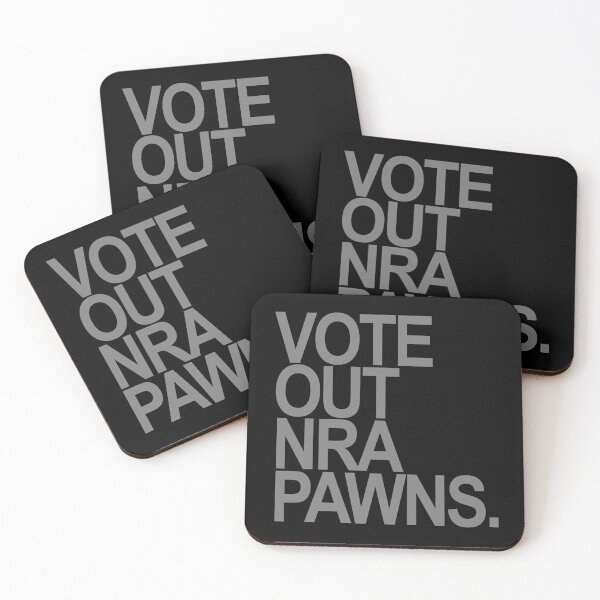 Item preview, Vote out NRA Pawns (subtle gray) designed and sold by Thelittlelord.