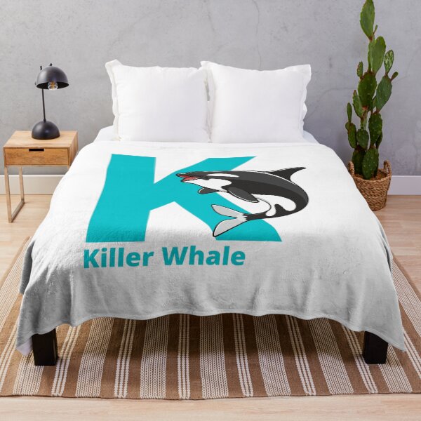 Item preview, K for Killer Whale - Alphabet and Sea Animals designed and sold by CherieTree.