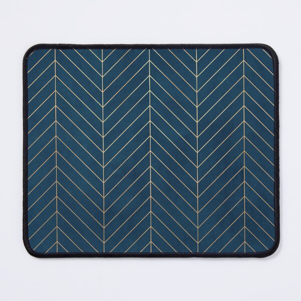 Item preview, Navy & Gold Chevron designed and sold by Blue-Banana.