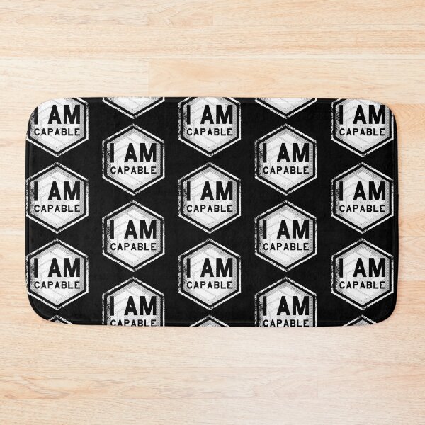 Item preview, I AM - Capable - Affirmation - White designed and sold by hector2ortega.
