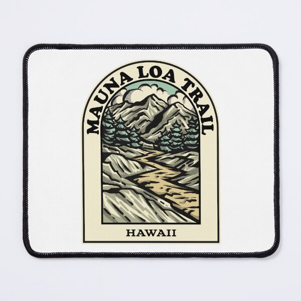 Item preview, mauna loa trail Hawaii hiking backpacking trail designed and sold by HalpinDesign.