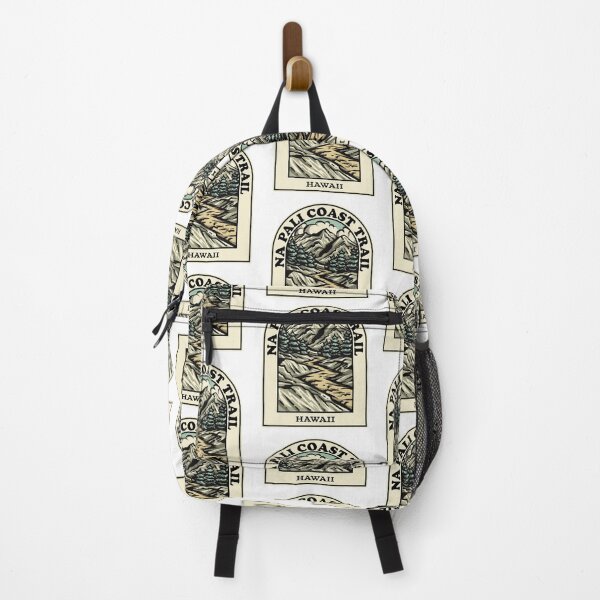 Item preview, na pali coast trail Hawaii hiking backpacking trail designed and sold by HalpinDesign.
