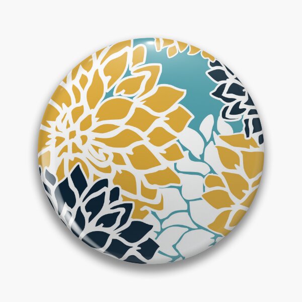 Artikelvorschau, Flower Blooms, Yellow and Blue entworfen und verkauft von meggydesigns.