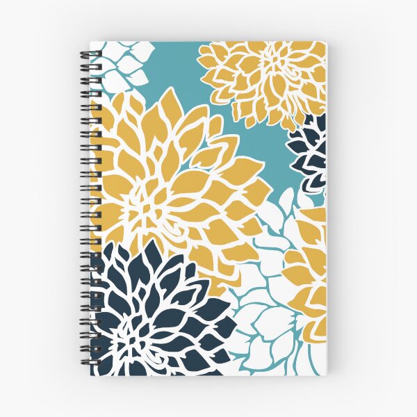Item preview, Flower Blooms, Yellow and Blue designed and sold by meggydesigns.