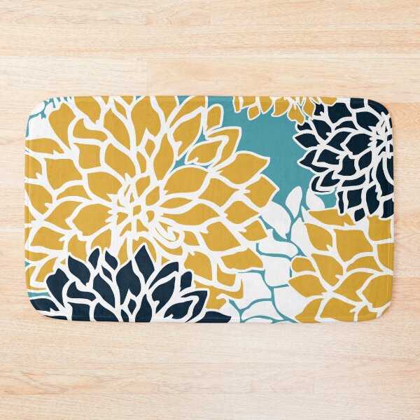 Artikelvorschau, Flower Blooms, Yellow and Blue entworfen und verkauft von meggydesigns.
