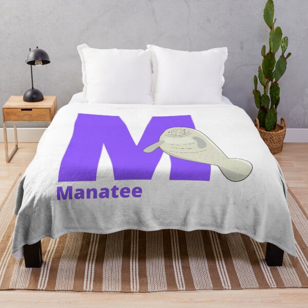 Item preview, M for Manatee - Alphabet and Sea Animals designed and sold by CherieTree.