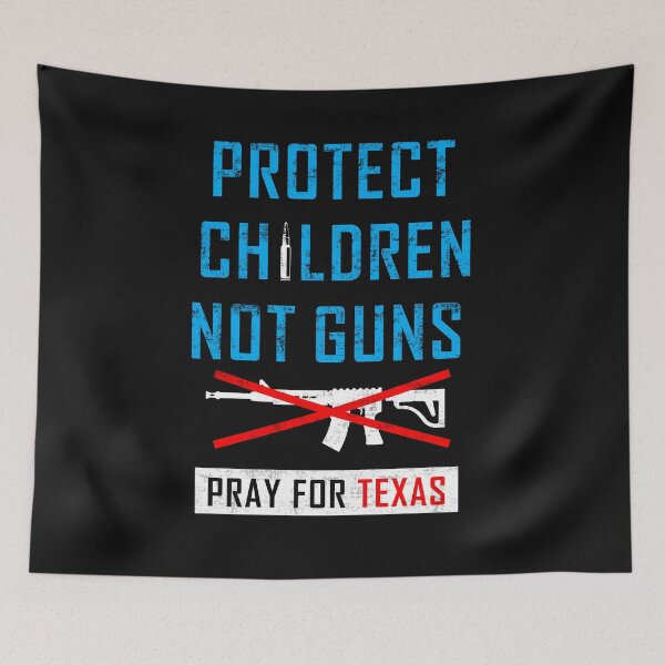 Item preview, Pray Texas School Protect Children Guns designed and sold by TeeHDesigner.