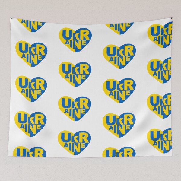 Item preview, Ukraine heart.Blue and yellow heart designed and sold by Monlin.