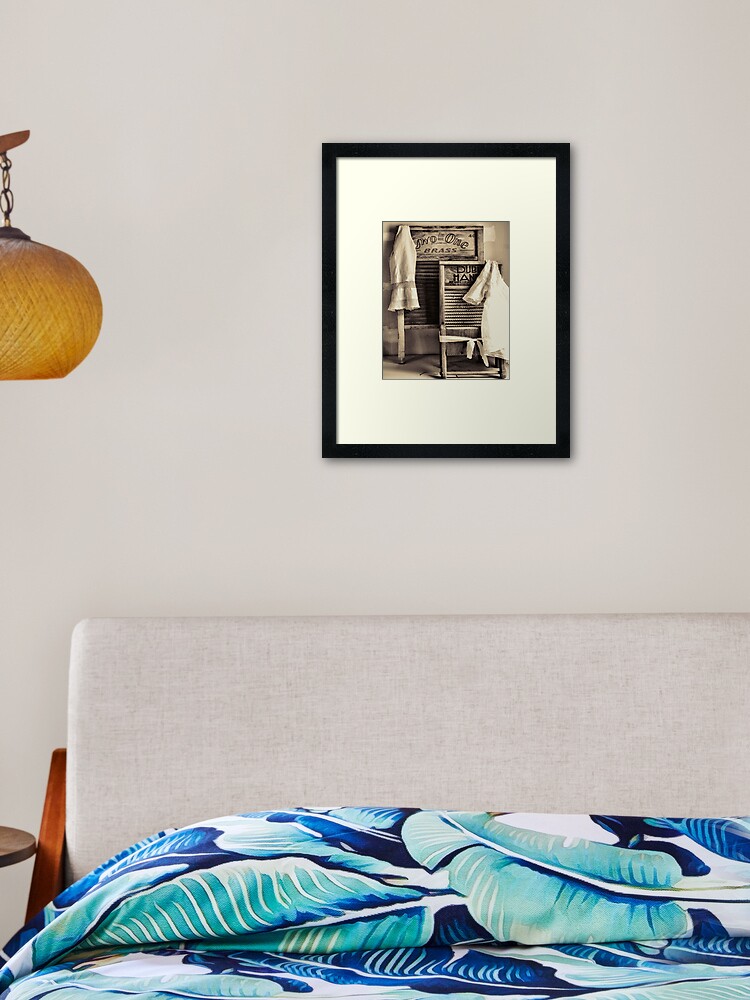 Vintage Washboard Laundry Day Canvas Print