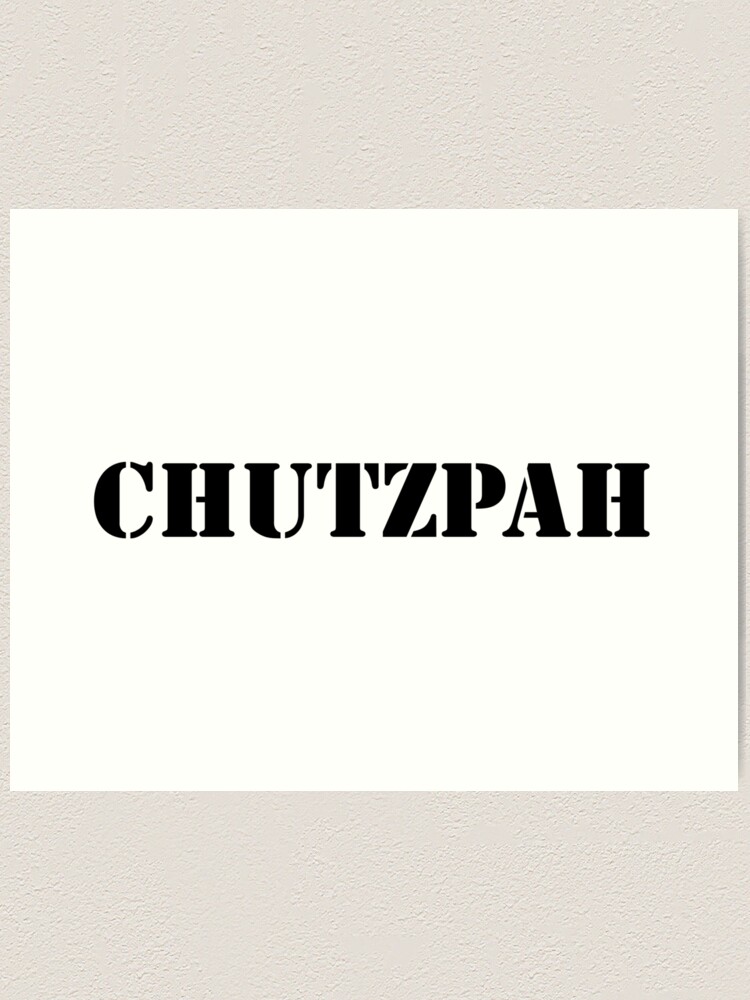 Homepage  The Art of Chutzpah
