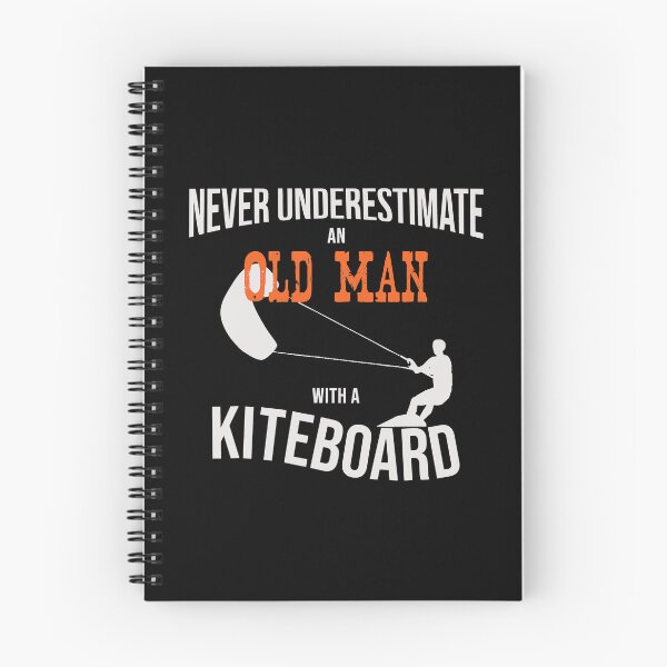 Item preview, Never Underestimate An Old Man With A Kiteboard - Kiteboarding Lover designed and sold by adxota.