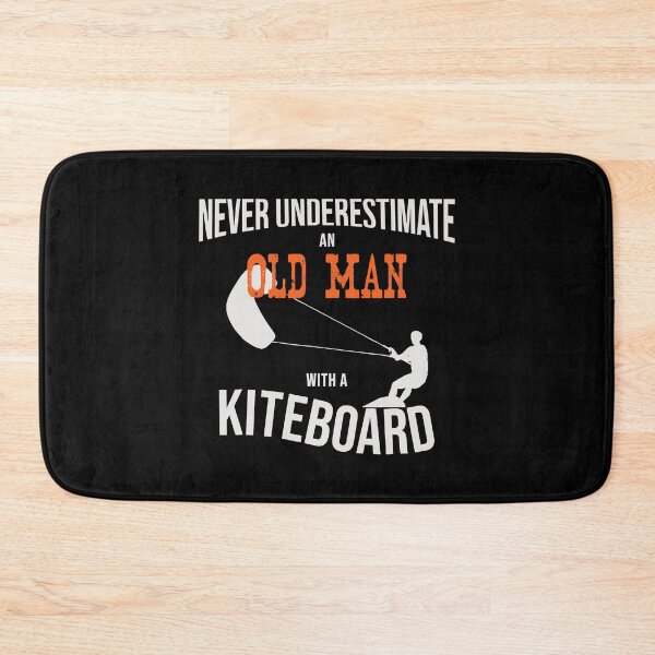 Item preview, Never Underestimate An Old Man With A Kiteboard - Kiteboarding Lover designed and sold by adxota.