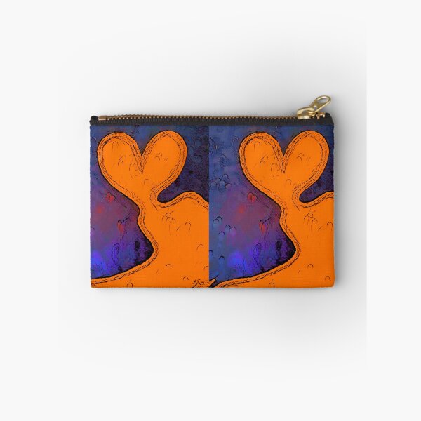 Item preview, Нeart on black, edited oil painting, #9 designed and sold by MariDaniArt.