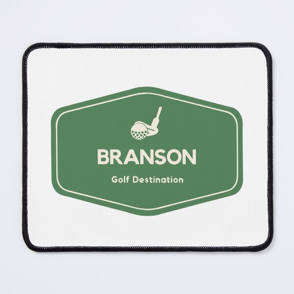 Item preview, Branson in Taney County, Missouri, United States - Golf Course Travel Destination Logo designed and sold by Vintage-TM.