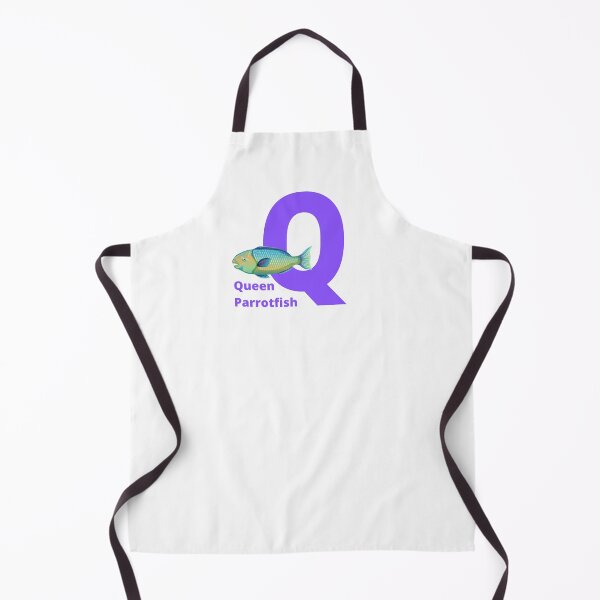 Item preview, Q for Queen Parrotfish - Alphabet and Sea Animals designed and sold by CherieTree.