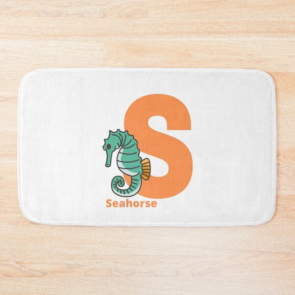Item preview, S for Seahorse - Alphabet and Sea Animals designed and sold by CherieTree.